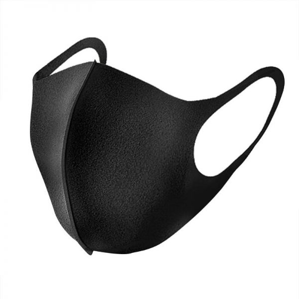 Black Washable Breathable Protective Face Mask